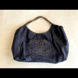 🔥Authentic Chanel Coco Cabas Denim with pouch